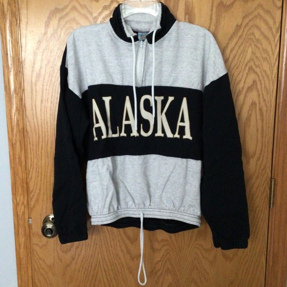 Sun Triangle Tops - Sun Triangle - Black & Gray Alaska Sweatshirt